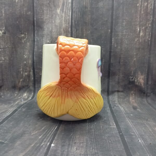 Cola de sirena naranja