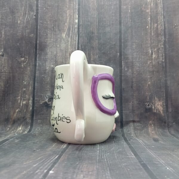 Taza Gafas Lilas - Imagen 2